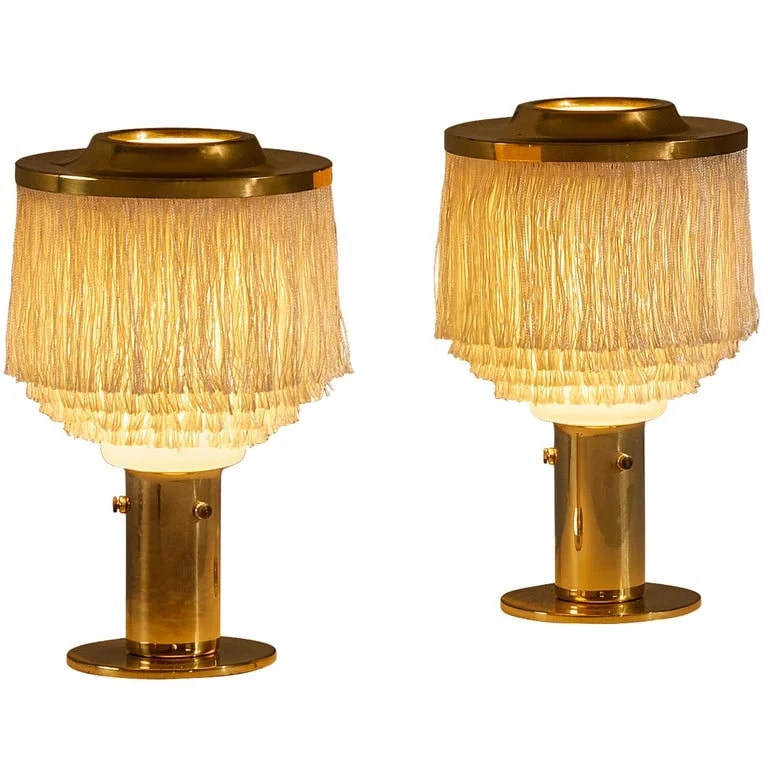 Hans-Agne Jakobsson — Hans-Agne Jakobsson Pair of 'Fringe' Lamps in and — Furniture — resale