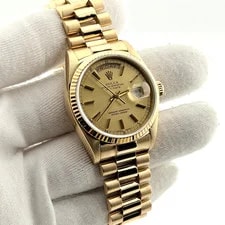 Rolex Day Date President 18038 36mm Champagne Dial 18K Yellow Gold 2