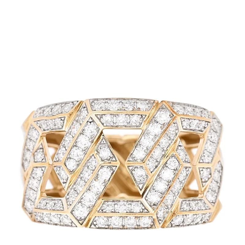 David Yurman — 18K Yellow Gold 16mm Carlyle 57 8 — Jewelry — resale