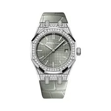 Audemars Piguet Royal Oak 15551BC.ZZ.D405CR.01 Diamond Bezel Diamond and White 4