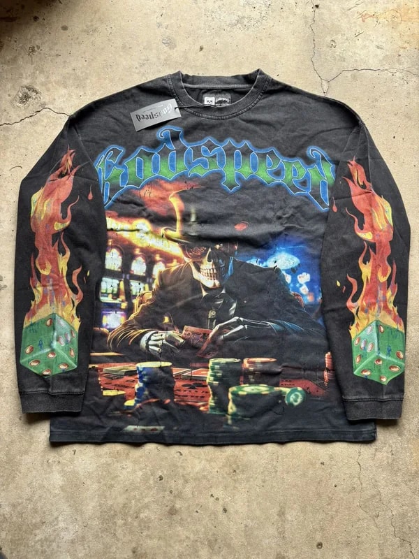Godspeed Lifes a Gamble Longsleeve — streetwear — resale