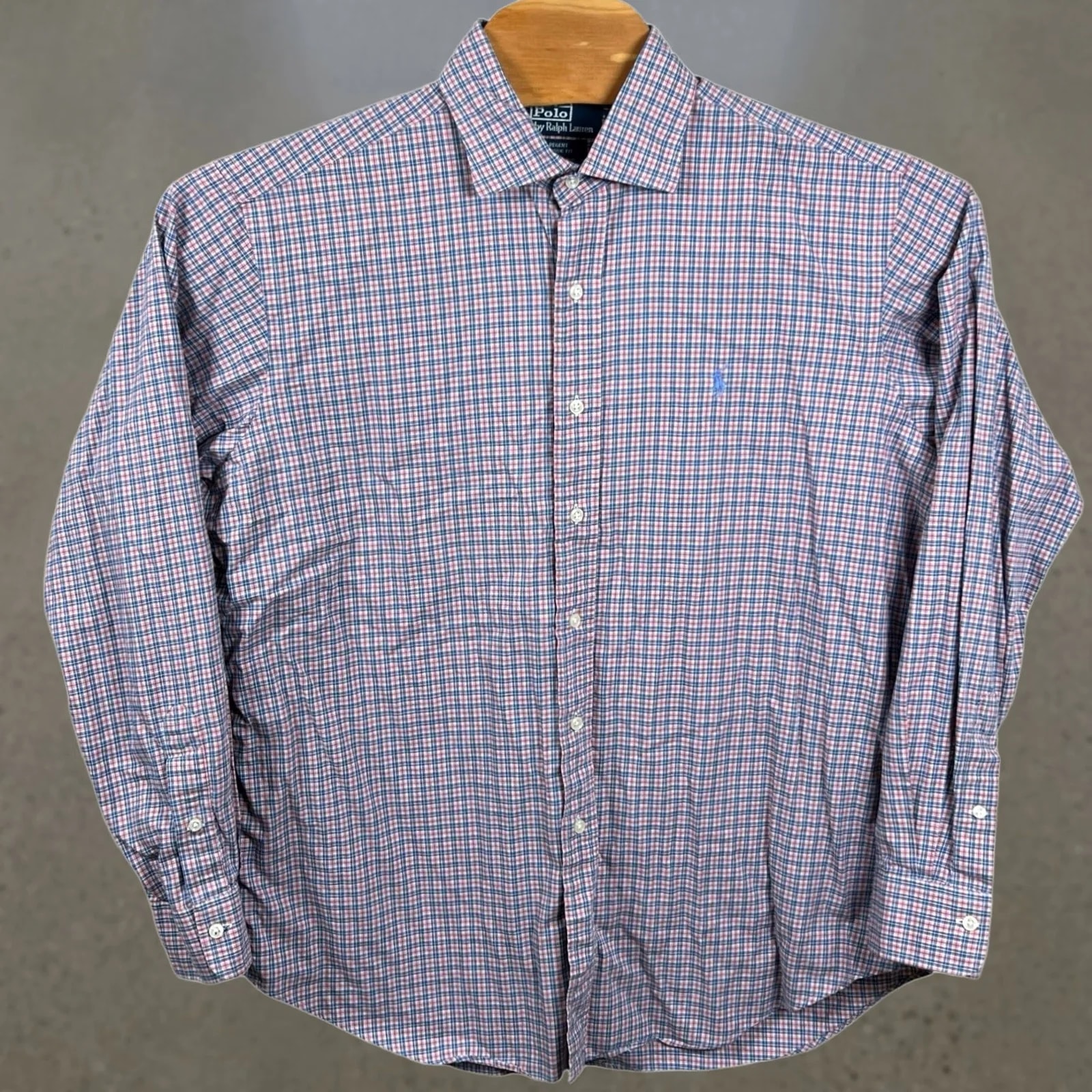 Polo Ralph Lauren — Polo Ralph Lauren Regent XL Multicolored Plaid Long Sleeve Button Up Shirt — streetwear — resale