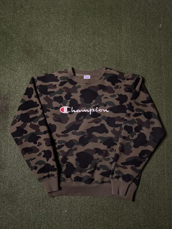BAPE — Bape X Champion Crewneck — streetwear — resale