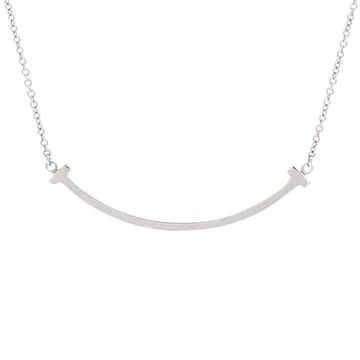 Tiffany & Co. — T Smile 18K White Gold Small — Jewelry — resale