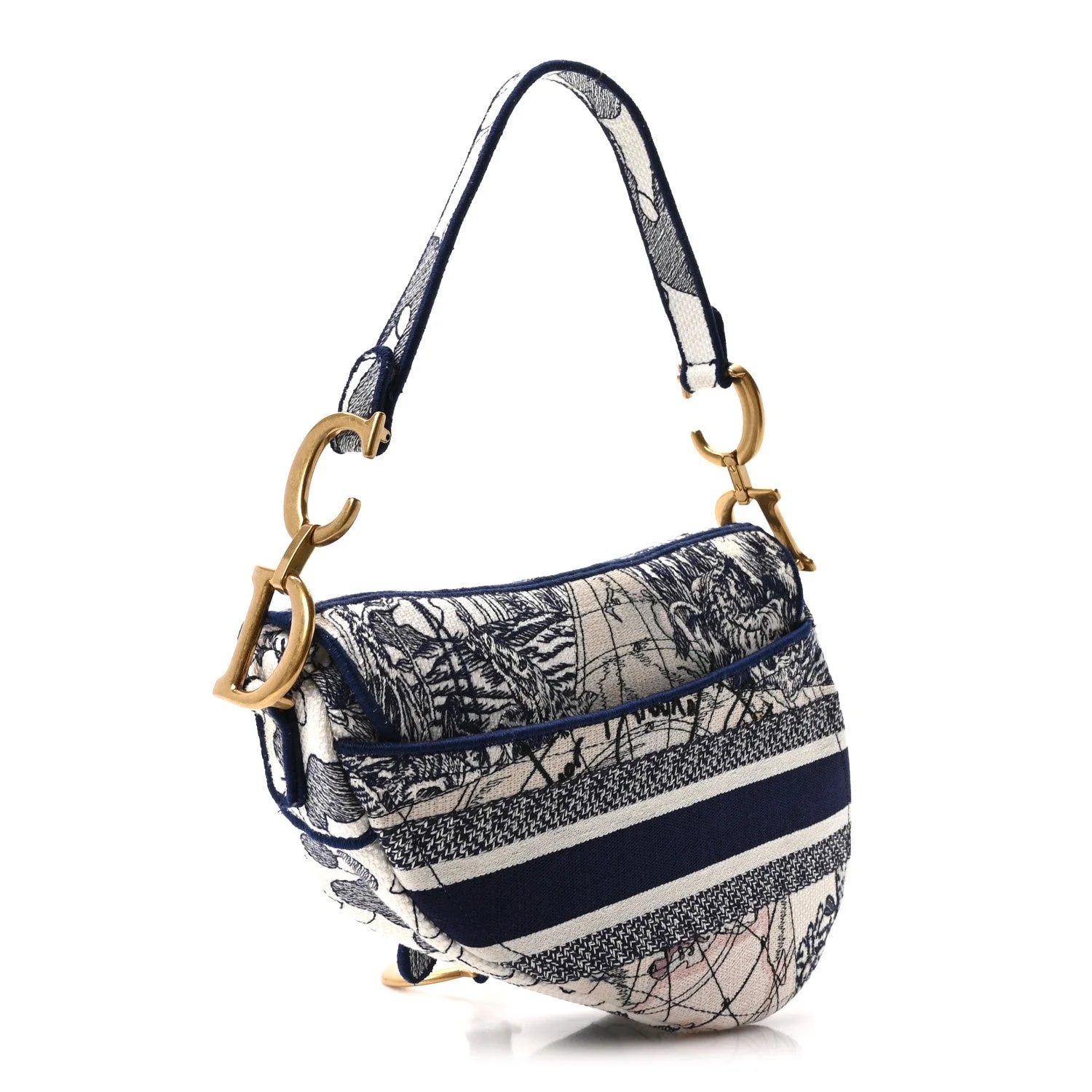 Embroidered Around the World Saddle 3