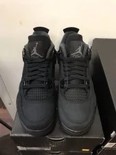 Air Jordan 4 Retro Cat IB4171-010 Grade School Size 4.5y 2025 2