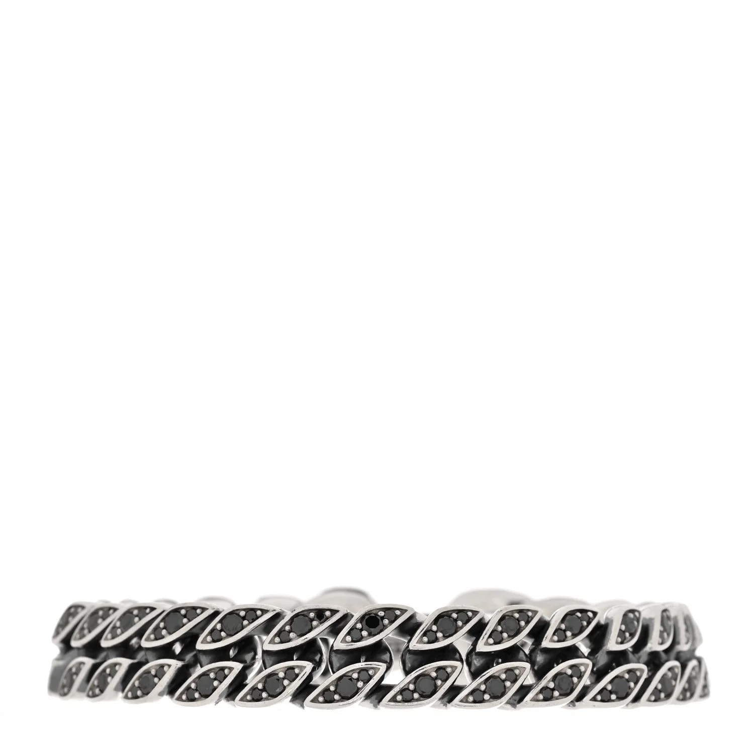 David Yurman — Black Diamond 11.5mm Curb Chain Bracelet — Accessory — resale