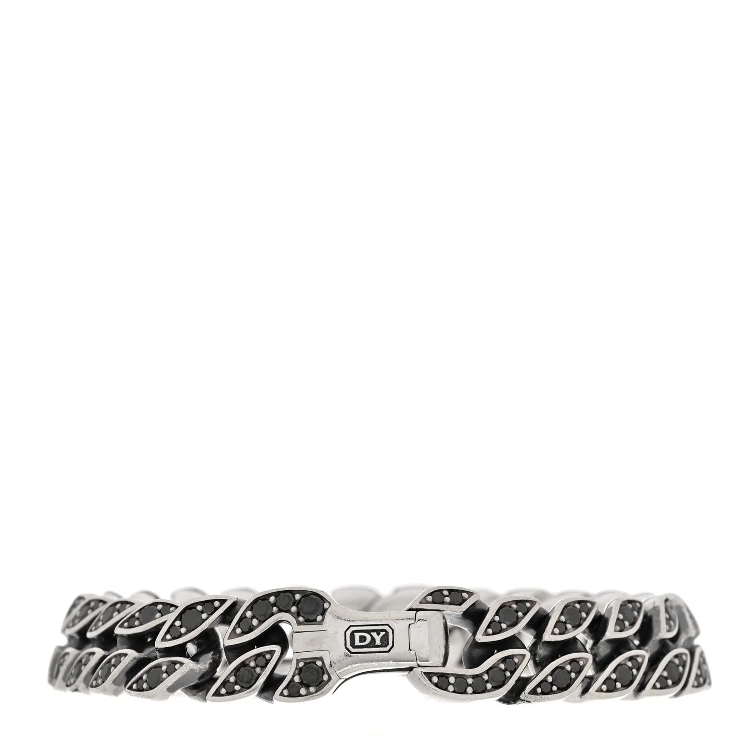 Black Diamond 11.5mm Curb Chain Bracelet 2