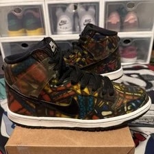 Nike SB — Concepts X Nike SB Dunk High Stained 313171 606 Size 11 Preowned — Sneaker — resale
