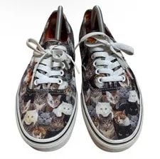 8.5US Vans Aspca Cat All Over Authentic LTD Collection Original 2