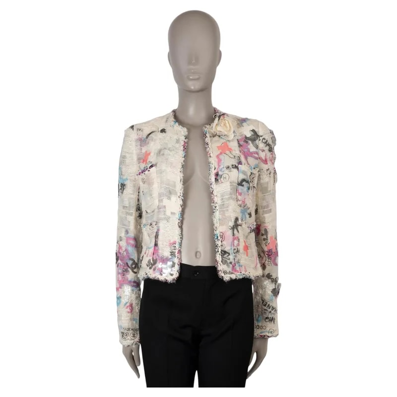 Chanel — Chanel 07C Sequin Graffiti Jacket — Clothing — resale
