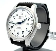 IWC — IWC Pilot's Mark XX IW328207 40 MM Silver Plated Dial ! Box/Card — Watch — resale