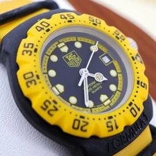 TAG Heuer Formula 1 Date Quartz 3649 FORMULA1 W/ Case Auth Japan 2