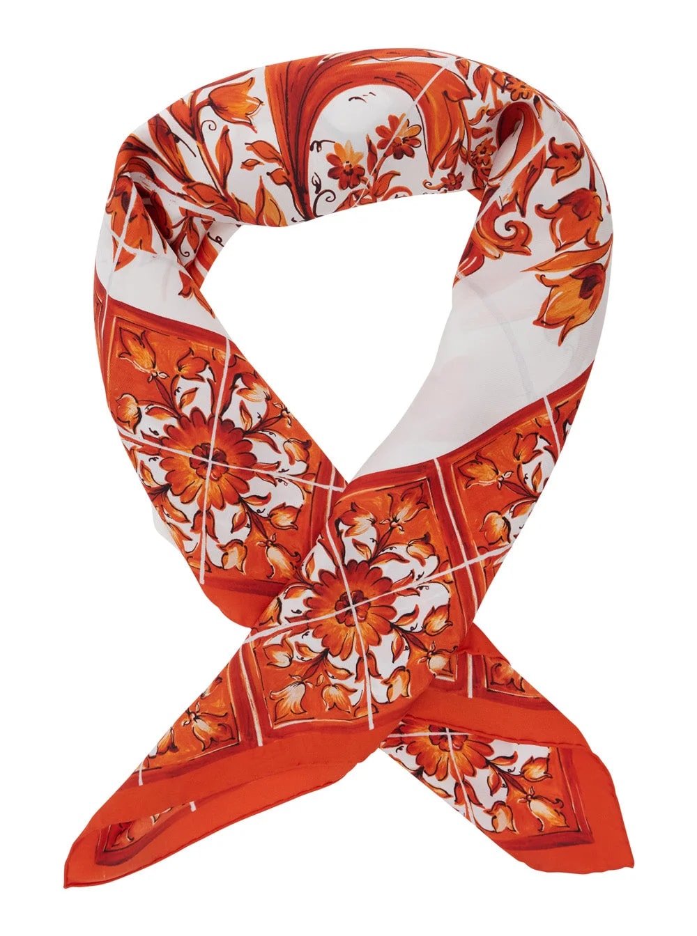 Dolce & Gabbana Majolica-Print Scarf — Scarfs 2