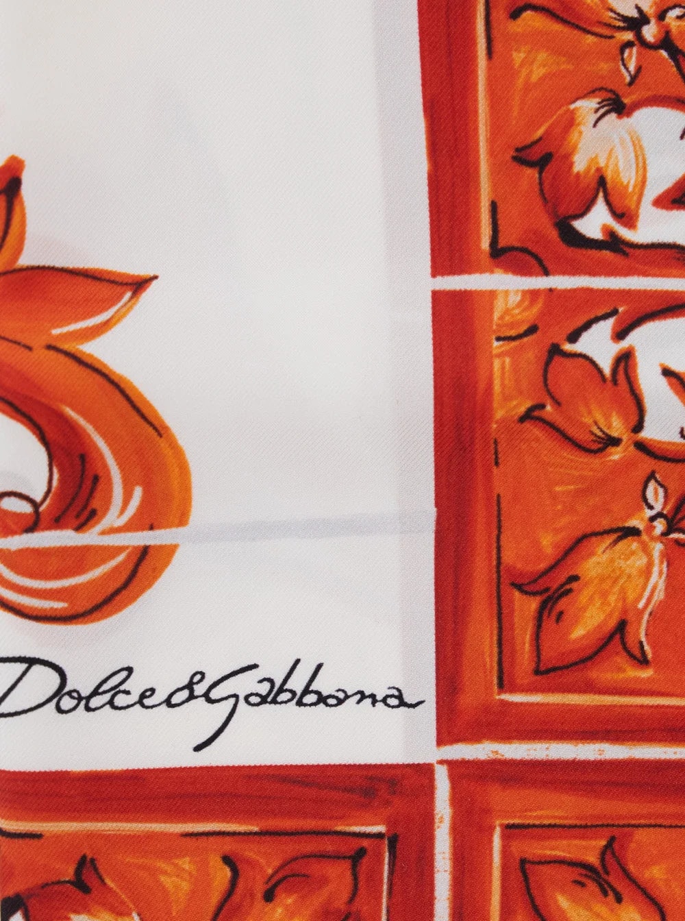 Dolce & Gabbana Majolica-Print Scarf — Scarfs 3