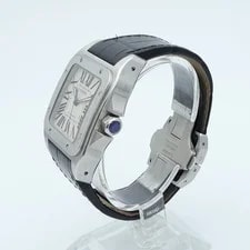 Cartier Santos 100 Automatic W20073X8 Stainless Steel White 4