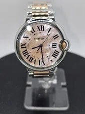 Cartier — Cartier Ballon Bleu W6920033 Mop Dial on Bracelet With Box — Watch — resale