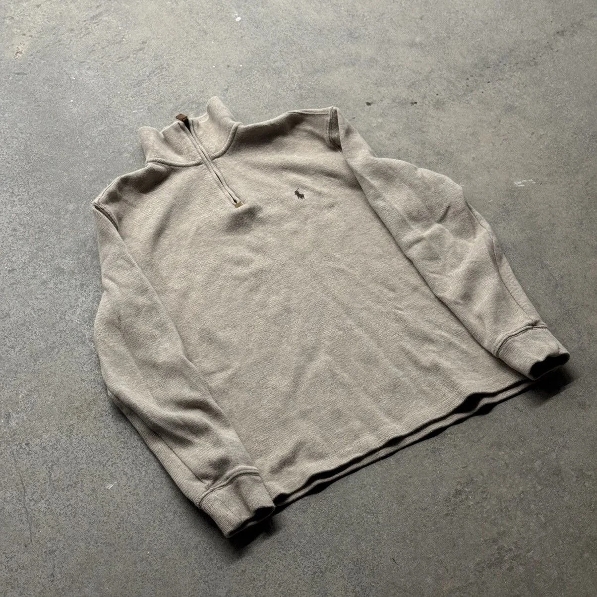 Vintage 90s Y2K Polo Ralph Lauren Quarter Zip Sweatshirt 2