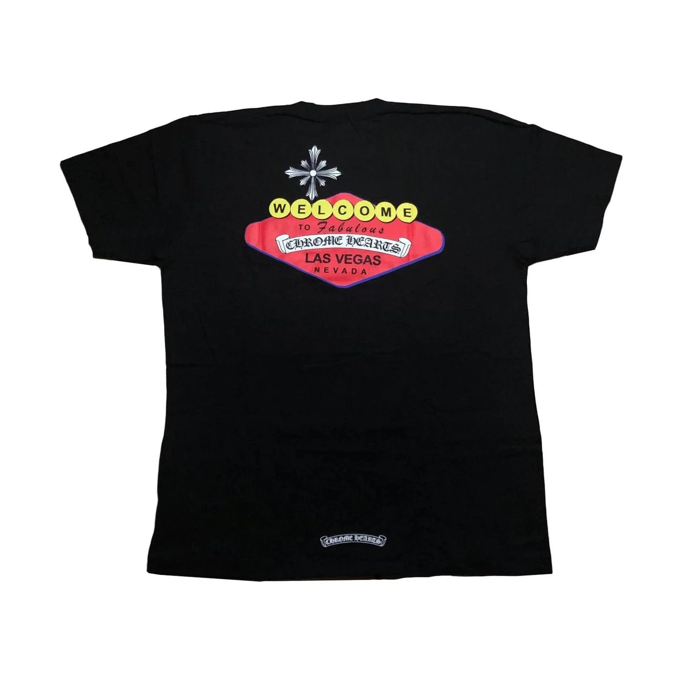 Chrome Hearts — Hearts Las Vegas T-Shirt (Color Print) Blac — streetwear — resale