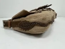 Fendi Pony Hair Flower Applique Baguette 3