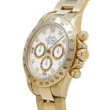 Rolex Cosmograph Daytona 16528G 40mm Yellow Gold White #WW3283 2
