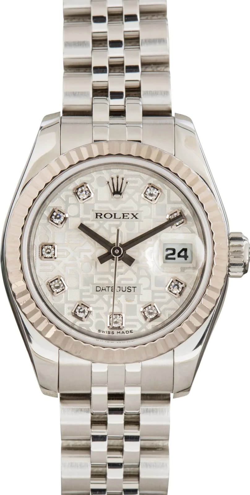 Rolex Datejust Ref 179174 Silver Diamond Jubilee Dial 2