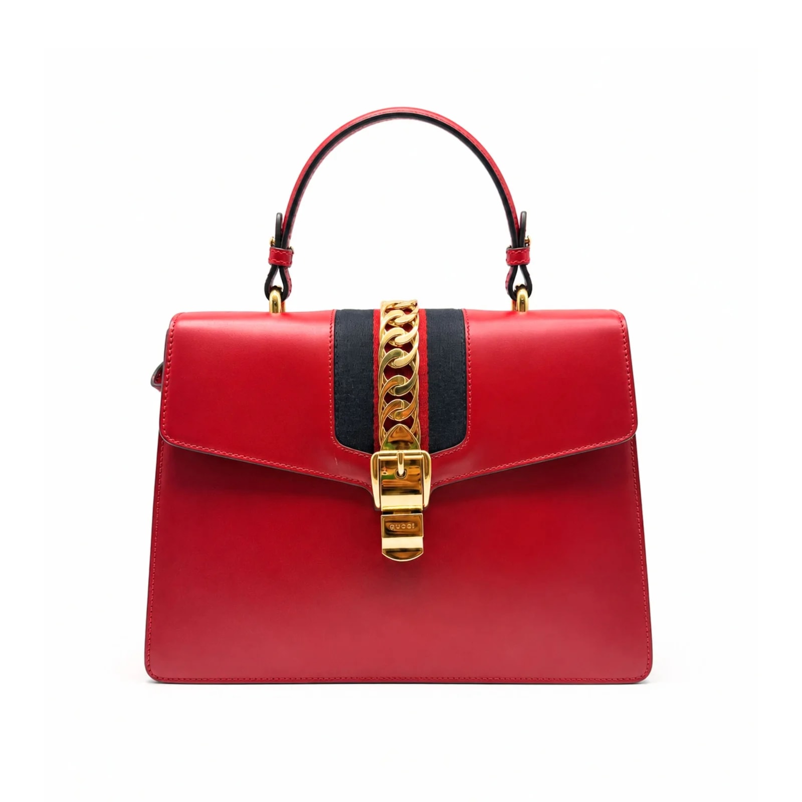 Gucci — Gucci Sylvie Web Top Handle — Handbag — resale