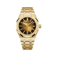 Audemars Piguet Royal Oak 15550BA.GG.1356BA.01 Frosted Yellow Gold Smoked 4