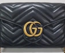 Gucci GG Marmont Matelassé Mini Chain 474575 117799332 4