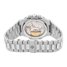 Patek Philippe Nautilus Moonphase Steel Auto 40mm Blue Dial 5712/1A-001 4