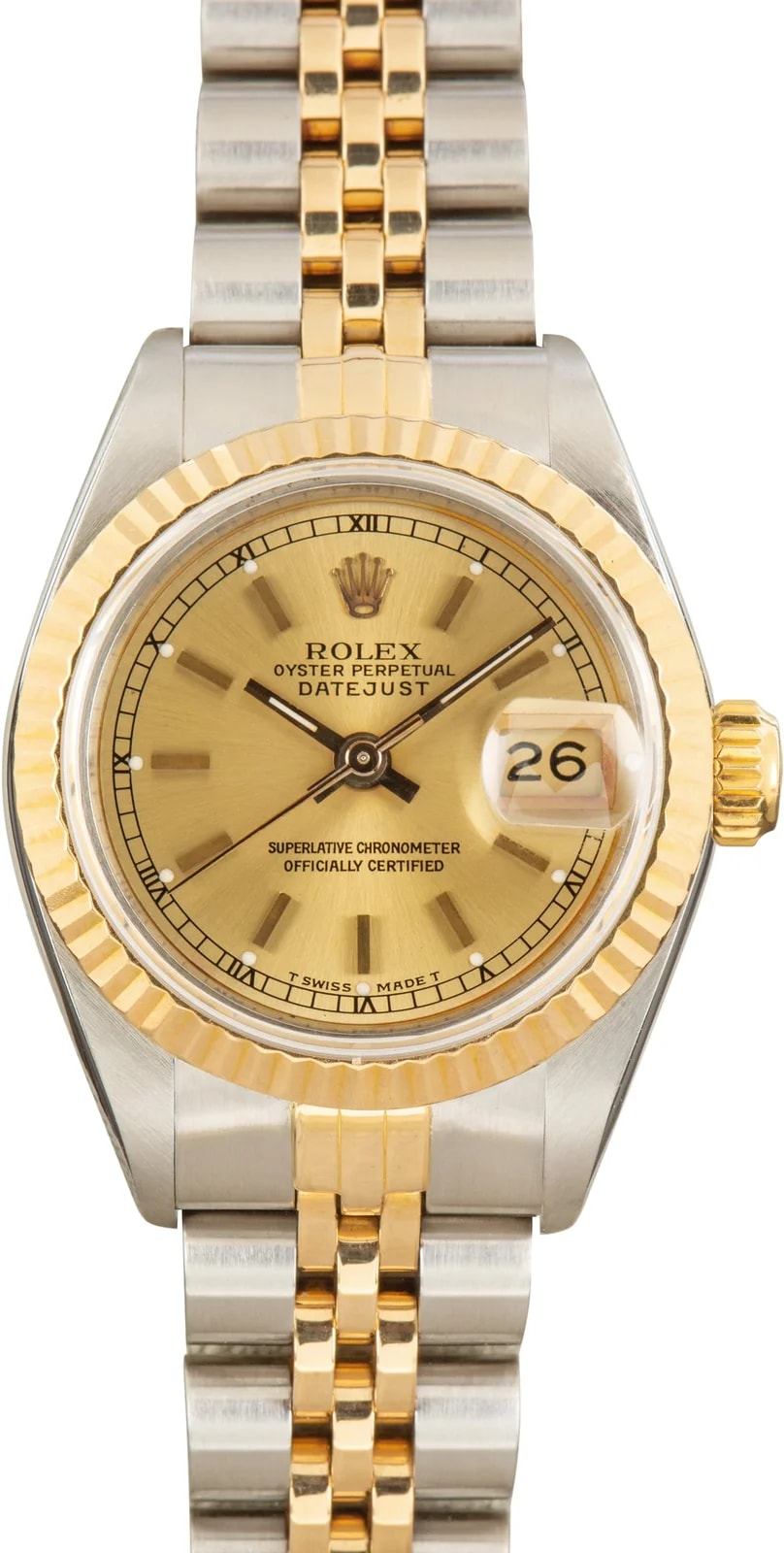 Rolex — Rolex Datejust Ref 69173 Champagne Index Dial — Watch — resale