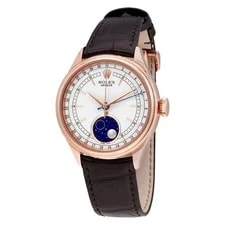 Rolex — Rolex Cellini Automatic Moonphase 18kt Everose Gold 50535WSBRL — Watch — resale