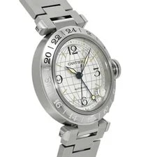 Cartier Pasha C Meridian GMT W31029M7 Silver 1 3