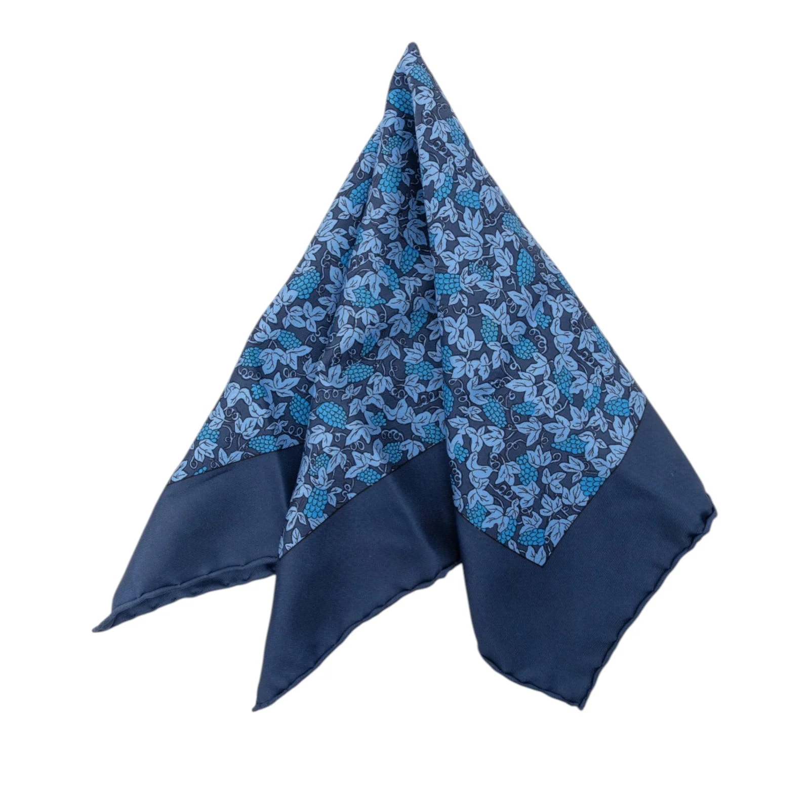 Hermès — Grape Vines Pocket Square Scarf — Accessory — resale