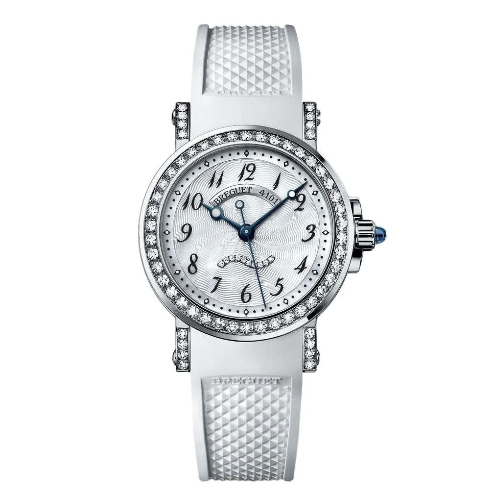 Worldofluxuryus — Breguet Marine 8818 18K White Gold &Diamonds — Watch — resale