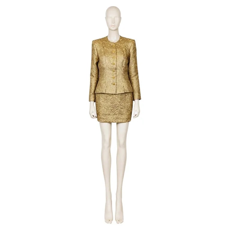 Yves Saint Laurent — Yves Saint Laurent Brocade Skirt Suit, Fall — Clothing — resale