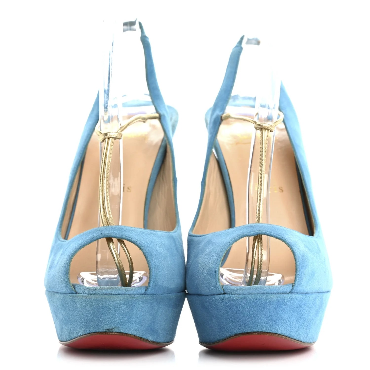Veau Velours Spritney 100 Peep Toe 41 3