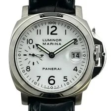 Panerai — Panerai Luminor Marina PAM00049 White Stainless Steel Automatic #OK1056 — Watch — resale