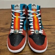 Nike SB Dunk High Pro Decon Di'Orr Greenwood Navajo Arts FQ1775-400 10 2
