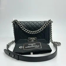Chanel — Chanel le Boy Small Tone Hardware Classic Flap — Handbag — resale