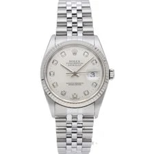 Rolex Datejust 10P Diamond 16234G(Y) K18WG/Stainless Steel mensW... 2