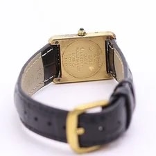 Cartier Must Tank Sterling Silver Gold #VWM3664 3