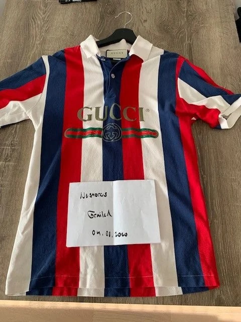 Gucci — Gucci Striped Piqué Polo Shirt — streetwear — resale