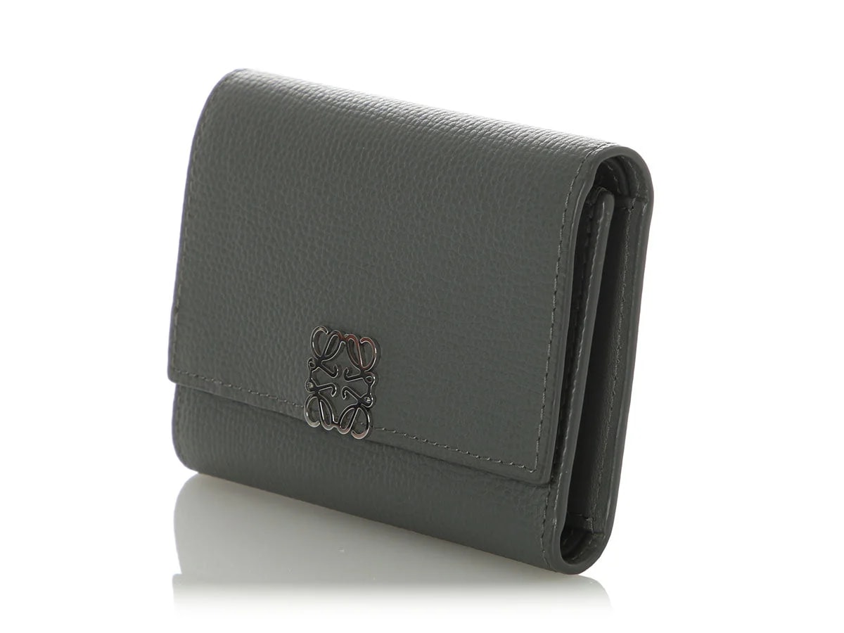 Loewe Asphalt Small Trifold Wallet 2