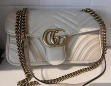 Gucci GG Marmont Chevron Matelasse Chain 2