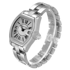 Cartier Roadster Small Steel Silver Dial W62016V3 4