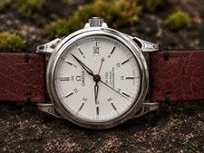 Omega de Ville Coaxial GMT Off White Dial 168-17102 2