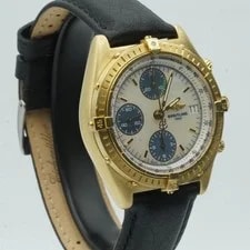Breitling Chronomat Automatic K13047 18K 750 Solid Gold Pearl Dial 2