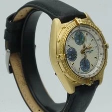 Breitling Chronomat Automatic K13047 18K 750 Solid Gold Pearl Dial 3