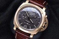 Panerai Luminor 1950 8 Days GMT 18K Oro Roso 44mm Brown Dial PAM00289 With Box 3